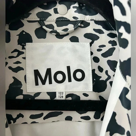 Molo cat prints  rain jacket - Picture 2 of 11